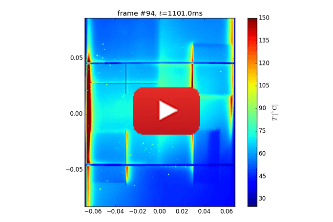 video of numerical reconstruction of the plasma shape